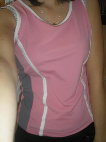 Haut Sport Rose/Gris