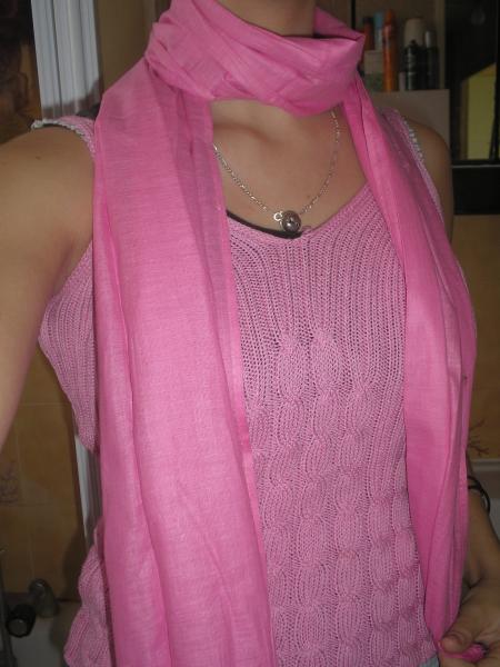 Haut Rose + Foulard Rose