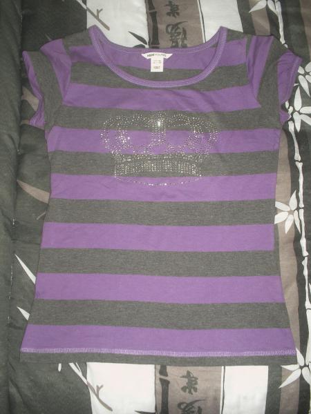 Teeshirt Violet Couronne